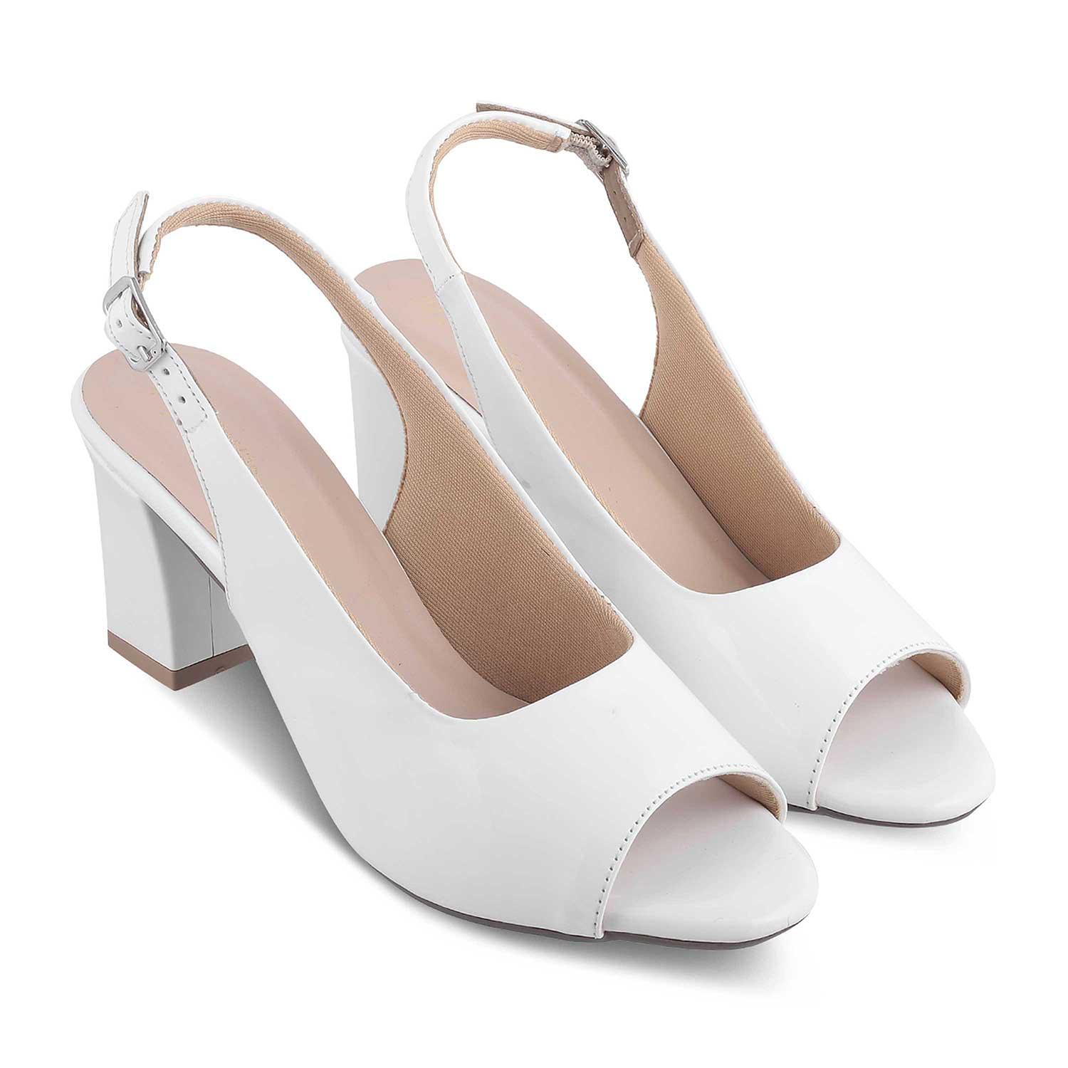 Buy White Women's Sandals The Woo White Tresmode