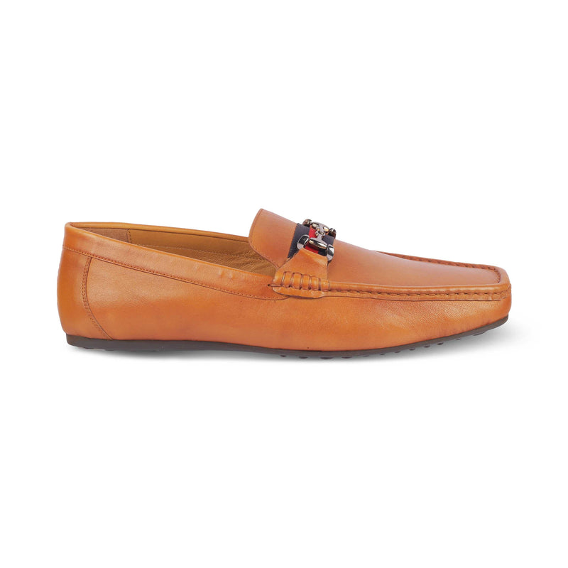 Tresmode Byron Tan Men's Leather Loafers