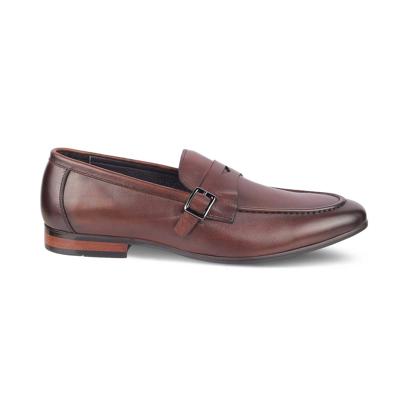 The Toslip Tan Men's Leather Penny Loafers Tresmode