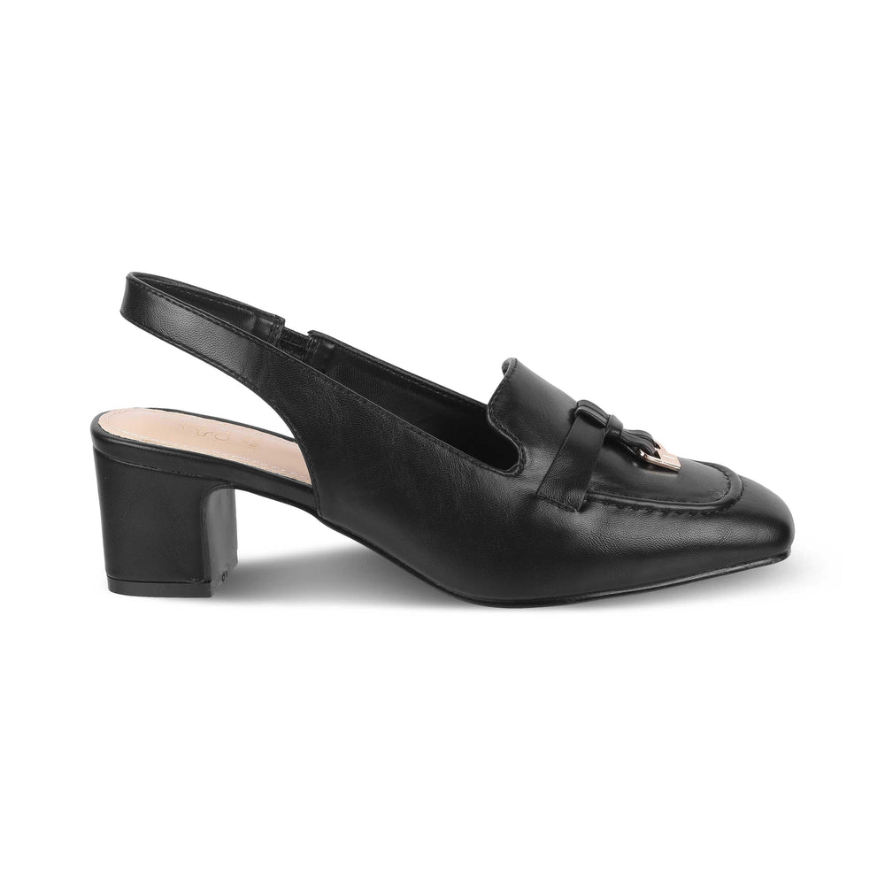 The Romi TMM-5 Black Women's Dress Block Heel Sandals Tresmode main image 0