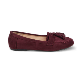 Tresmode-The Mia New Wine Women's Dress Loafers Tresmode-Tresmode