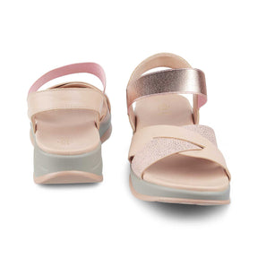 Tresmode-The Brasi Pink Women's Casual Wedge Sandals Tresmode-Tresmode