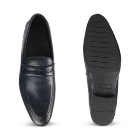 Navy Loafer Shoes for Men Online at Tresmode.com