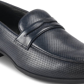 Navy Loafer Shoes for Men Online at Tresmode.com