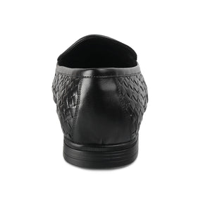 Sobhach Black Men's Smart Casual Leather Loafer Online at Tresmode.com