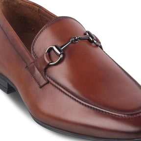 Niko Tan Men's Horse-Bit Leather Loafers Online at Tresmode.com