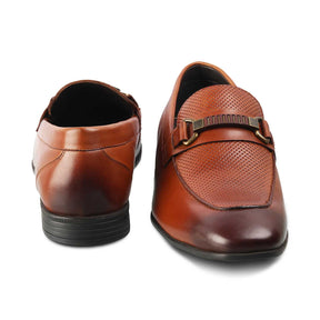 Bostrim Tan Men's Leather Loafers Online at Tresmode.com