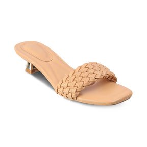 Tresmode-The Omote Beige Womens Slip-on Sandals