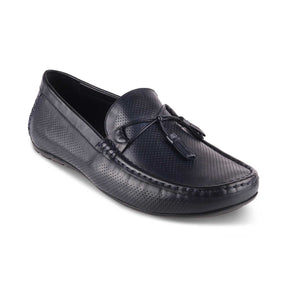 Otie Blue Men's Leather Loafers Online at Tresmode.com