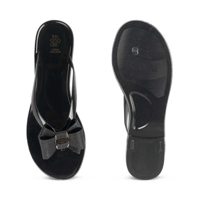 Tsumi New Black Women's Casual Flip-flops