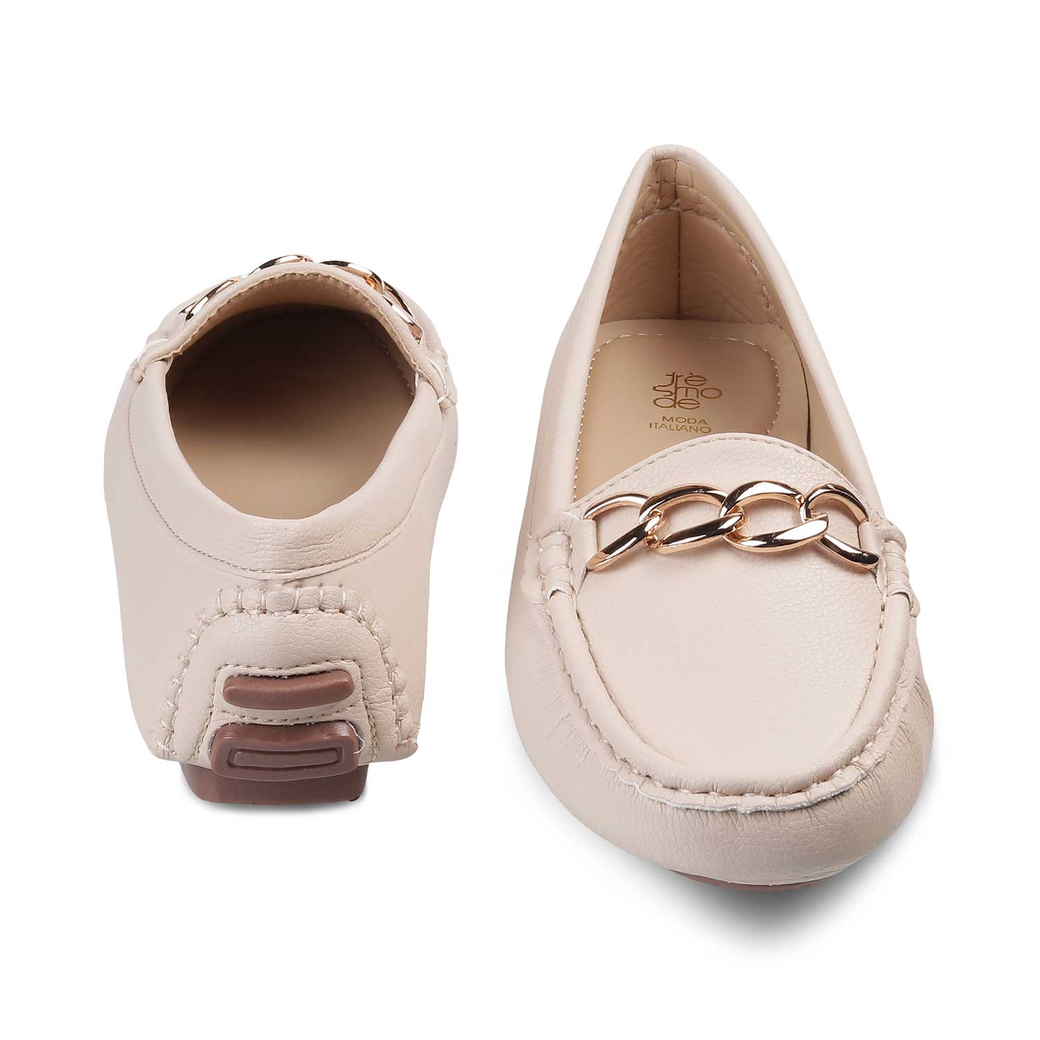 Yolo New Beige Women's Casual Loafers Online at Tresmode