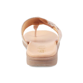 Bow Champagne Women's Casual Flats Online at Tresmode