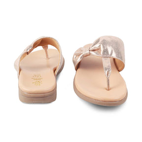 Bow 2 Champagne Women's Casual Flats Online at Tresmode