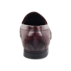 Clizard Brown Men's Leather Tassel Loafers Tresmode Online Tresmode.com