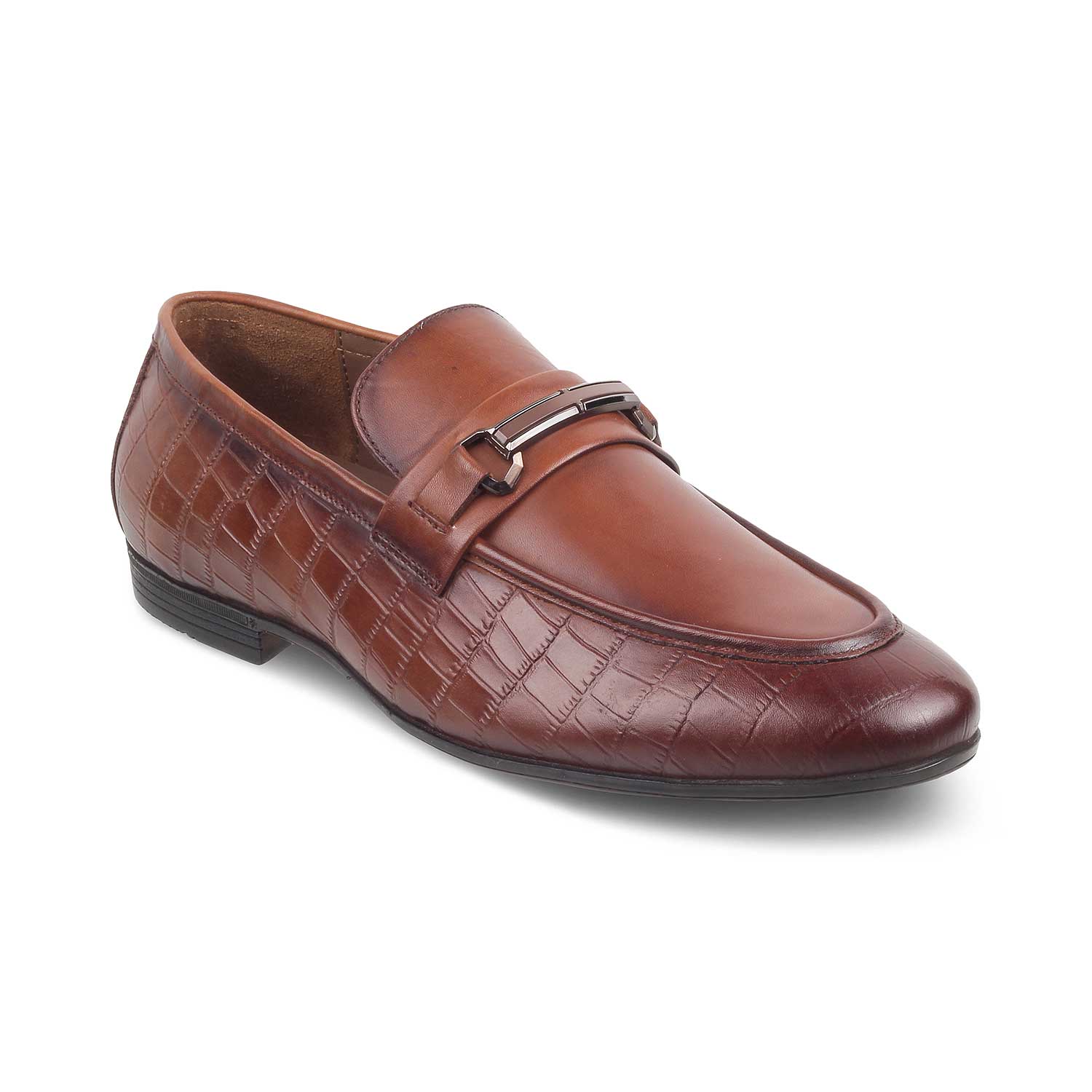 England Tan Men's Leather Loafers Online at Tresmode.com
