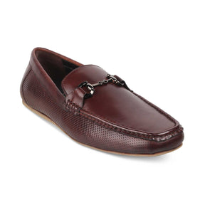 Tresmode-The Otter Brown Men's Leather Driving Loafers Tresmode-Tresmode