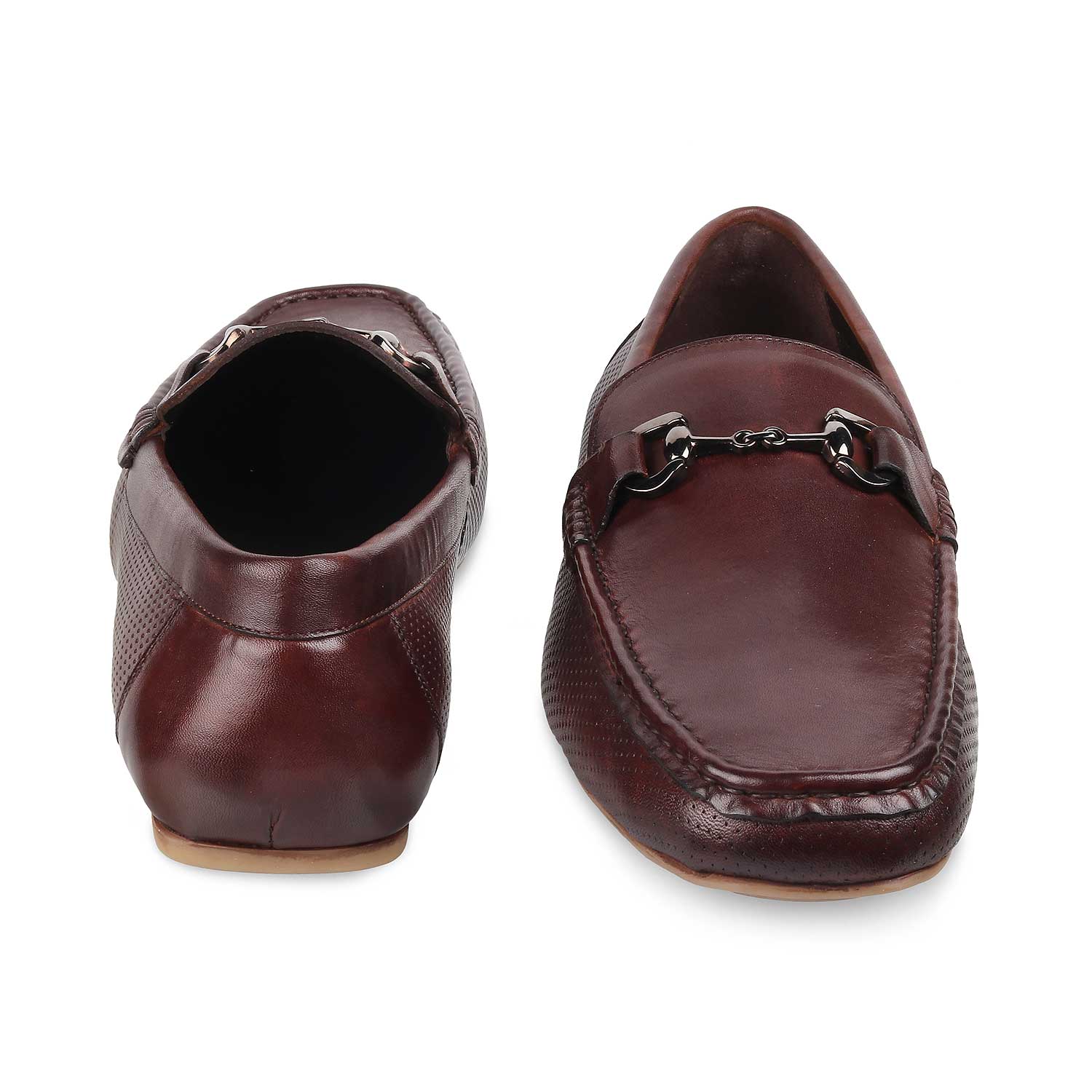 Tresmode-The Otter Brown Men's Leather Driving Loafers Tresmode-Tresmode