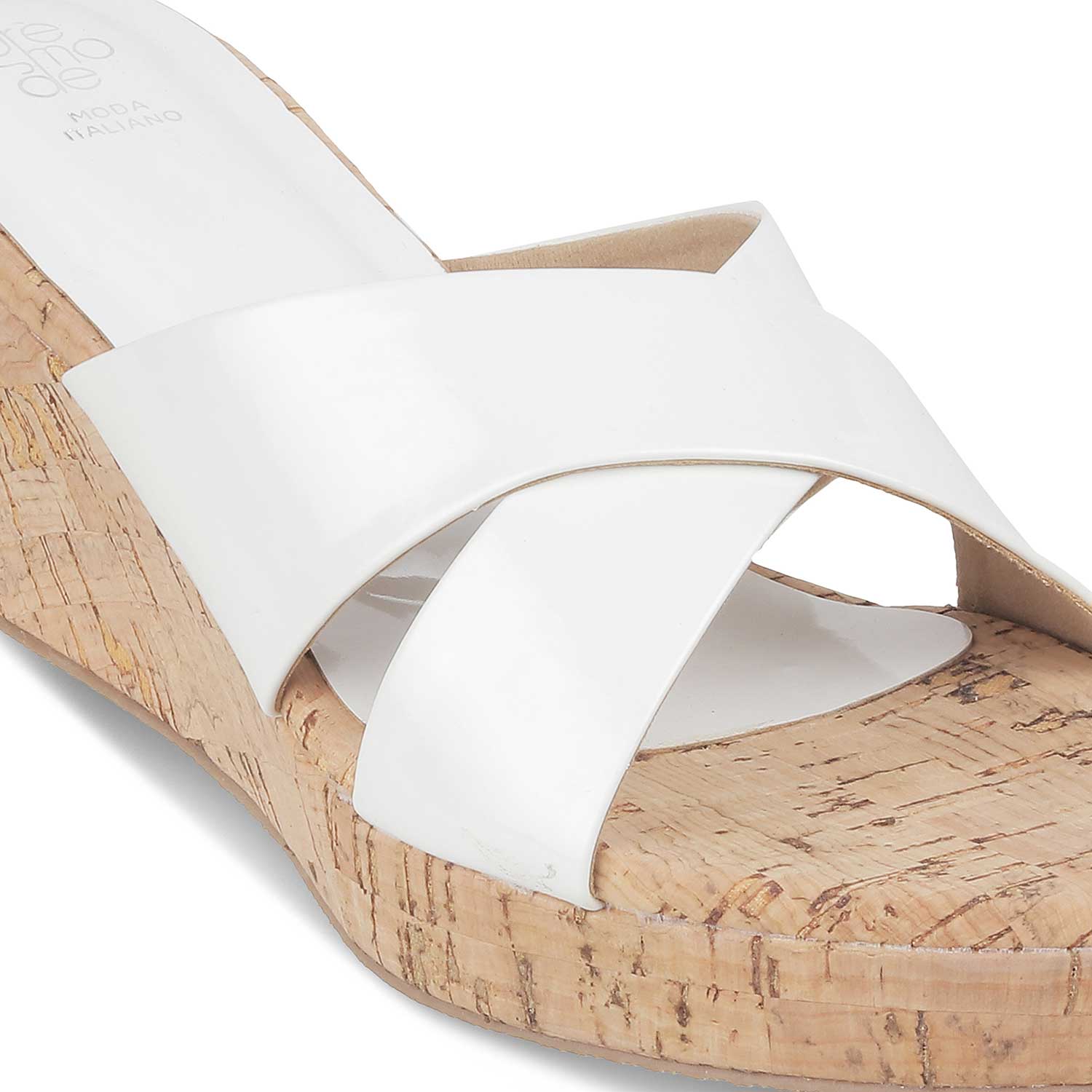 Tresmode-The Simmy White Women's Dress Wedges Tresmode-Tresmode