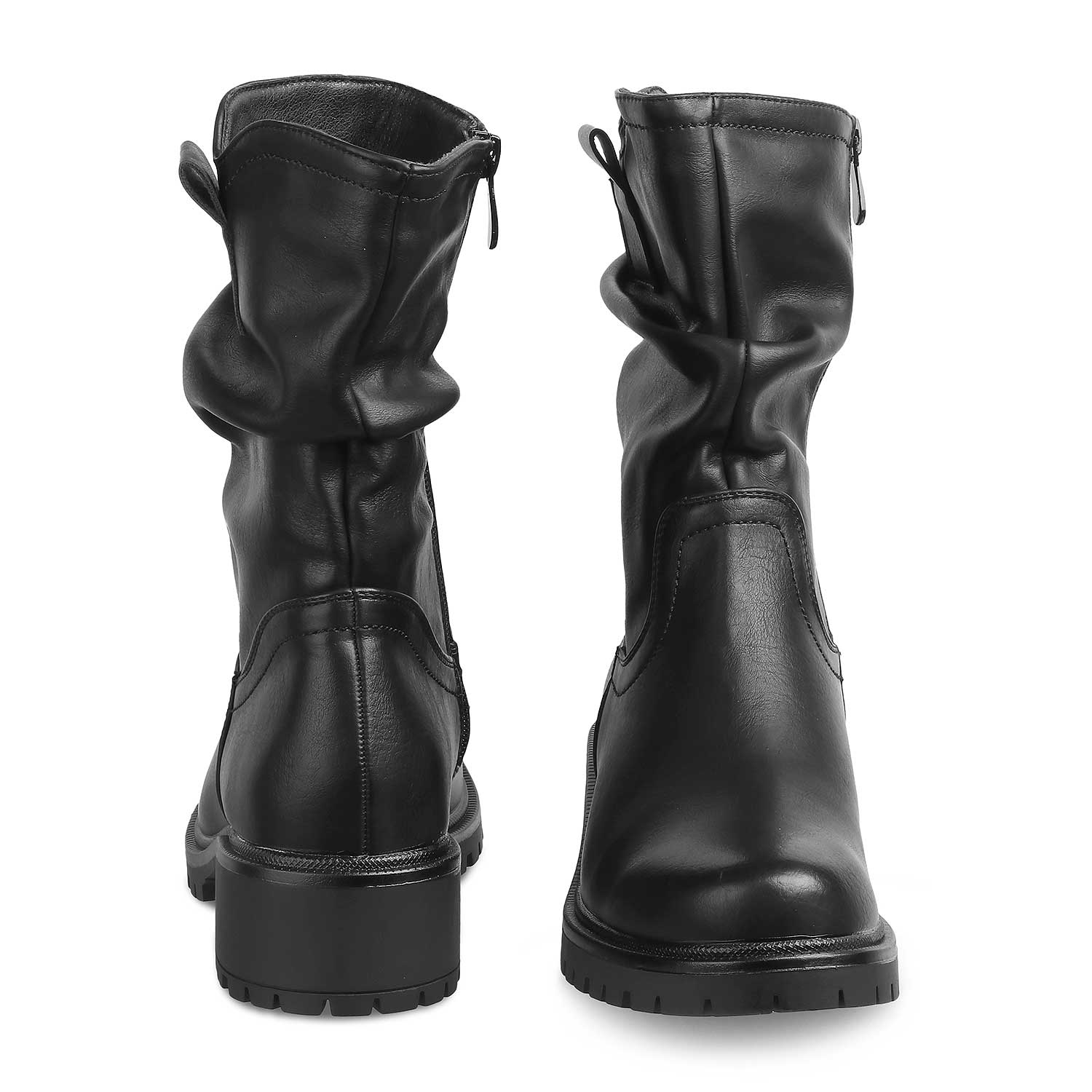 Tresmode-The Akranes Black Women's Ankle-length Boots Tresmode-Tresmode