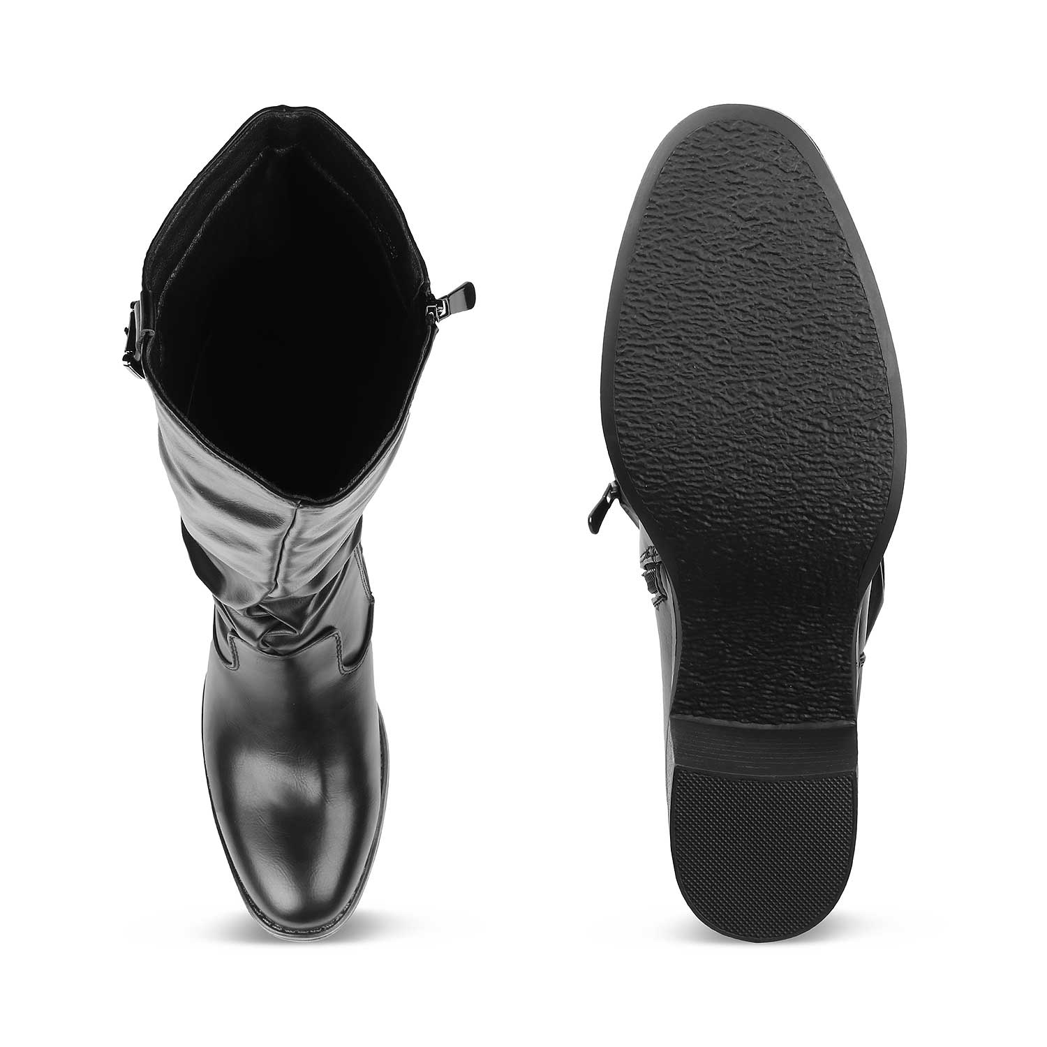 Tresmode-The Gardaber Black Women's Knee-length Boots Tresmode-Tresmode