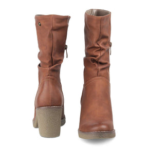 Tresmode-The Keflav Tan Women's Ankle-length Boots Tresmode-Tresmode