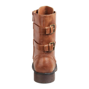 Tresmode-The Mosfless Camel Women's Ankle-length Boots Tresmode-Tresmode