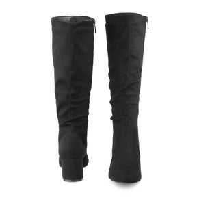 Tresmode-The Reykja Black Women's Knee-length Boots Tresmode-Tresmode