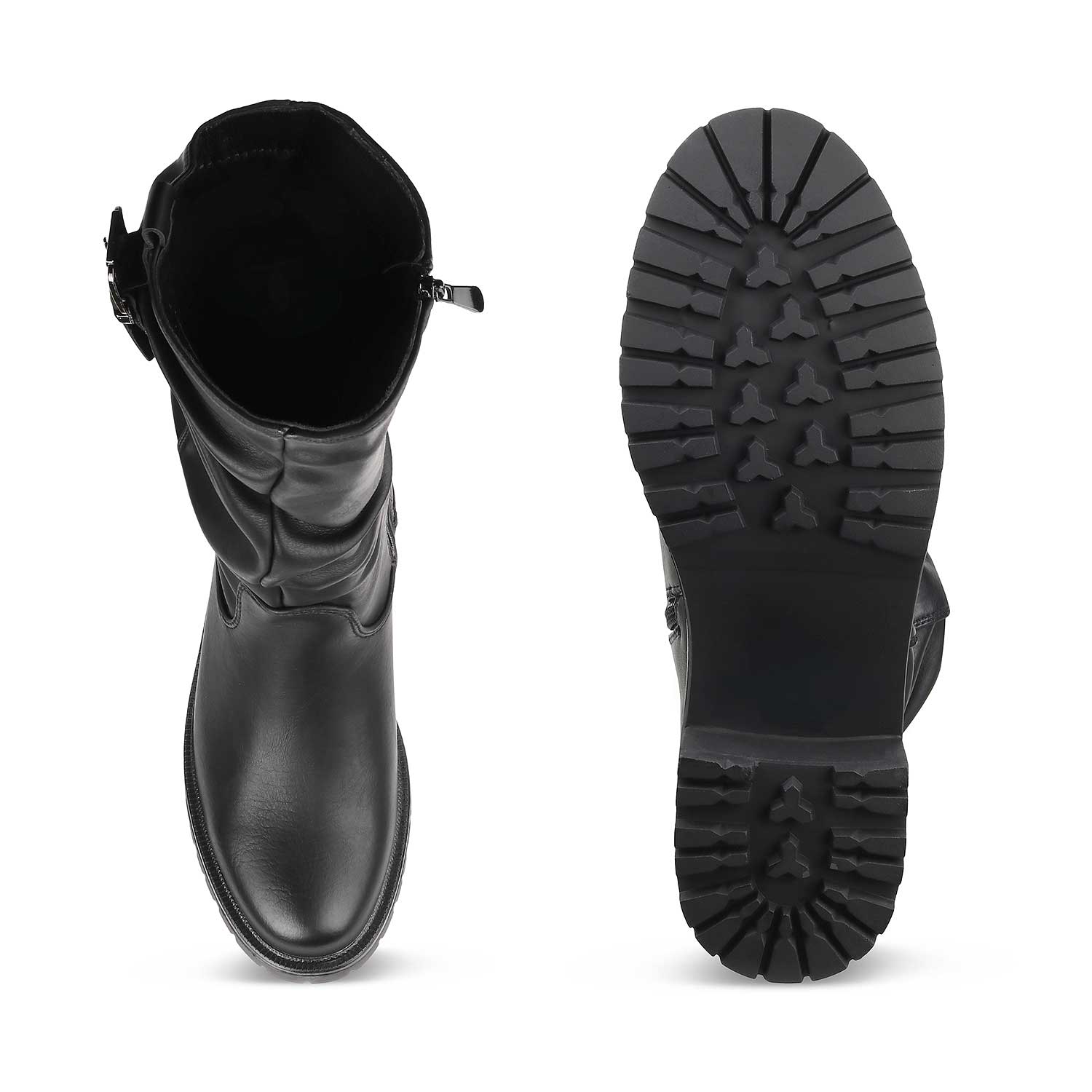 Tresmode-The Selfoss Black Women's Knee-length Boots Tresmode-Tresmode