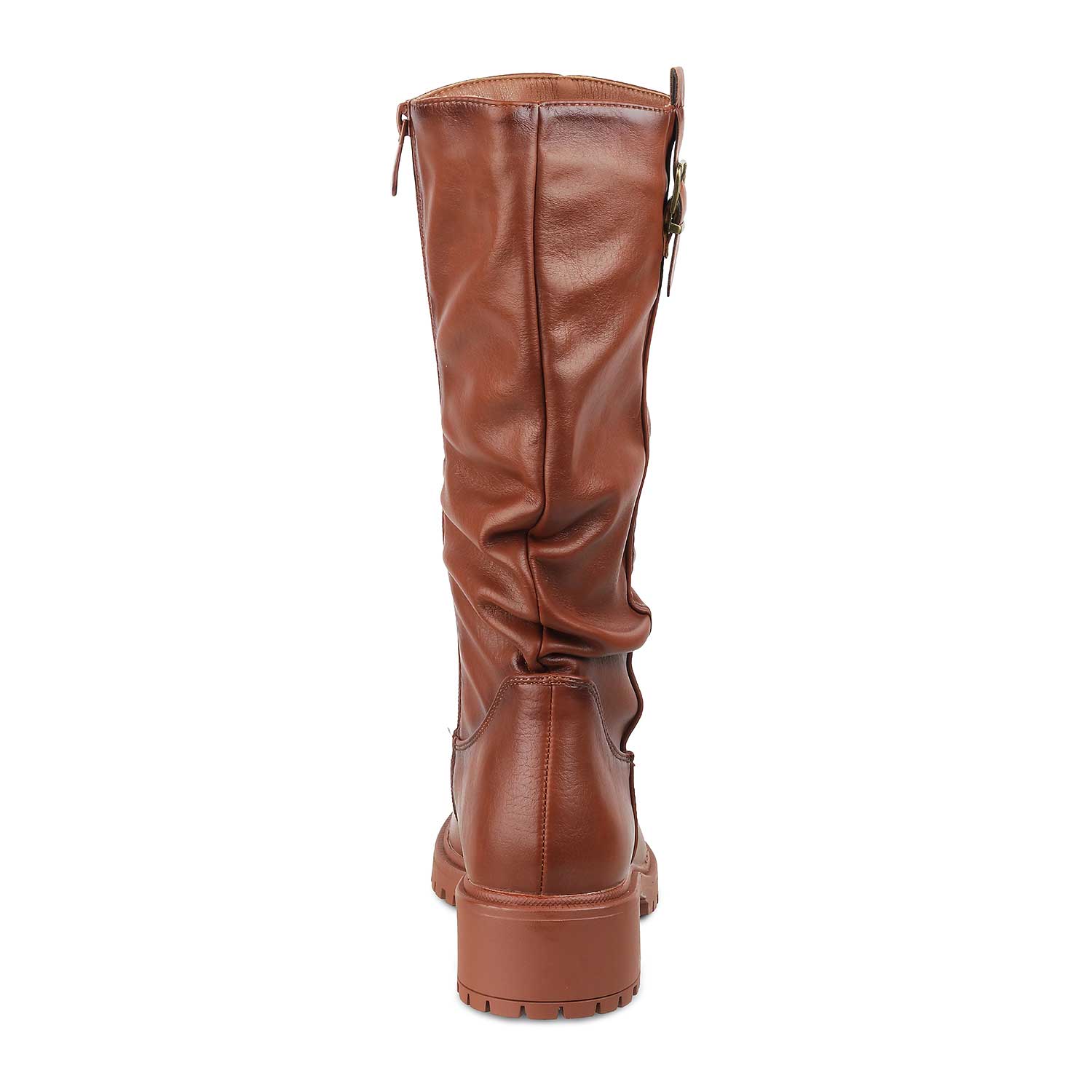 Tresmode-The Selfoss Tan Women's Knee-length Boots Tresmode-Tresmode