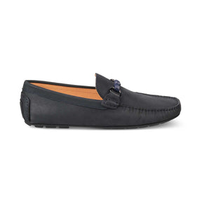 Tresmode-The Monize Blue Men's Leather Driving Loafers Tresmode-Tresmode