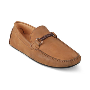 Tresmode-The Monize Tan Men's Leather Driving Loafers Tresmode-Tresmode
