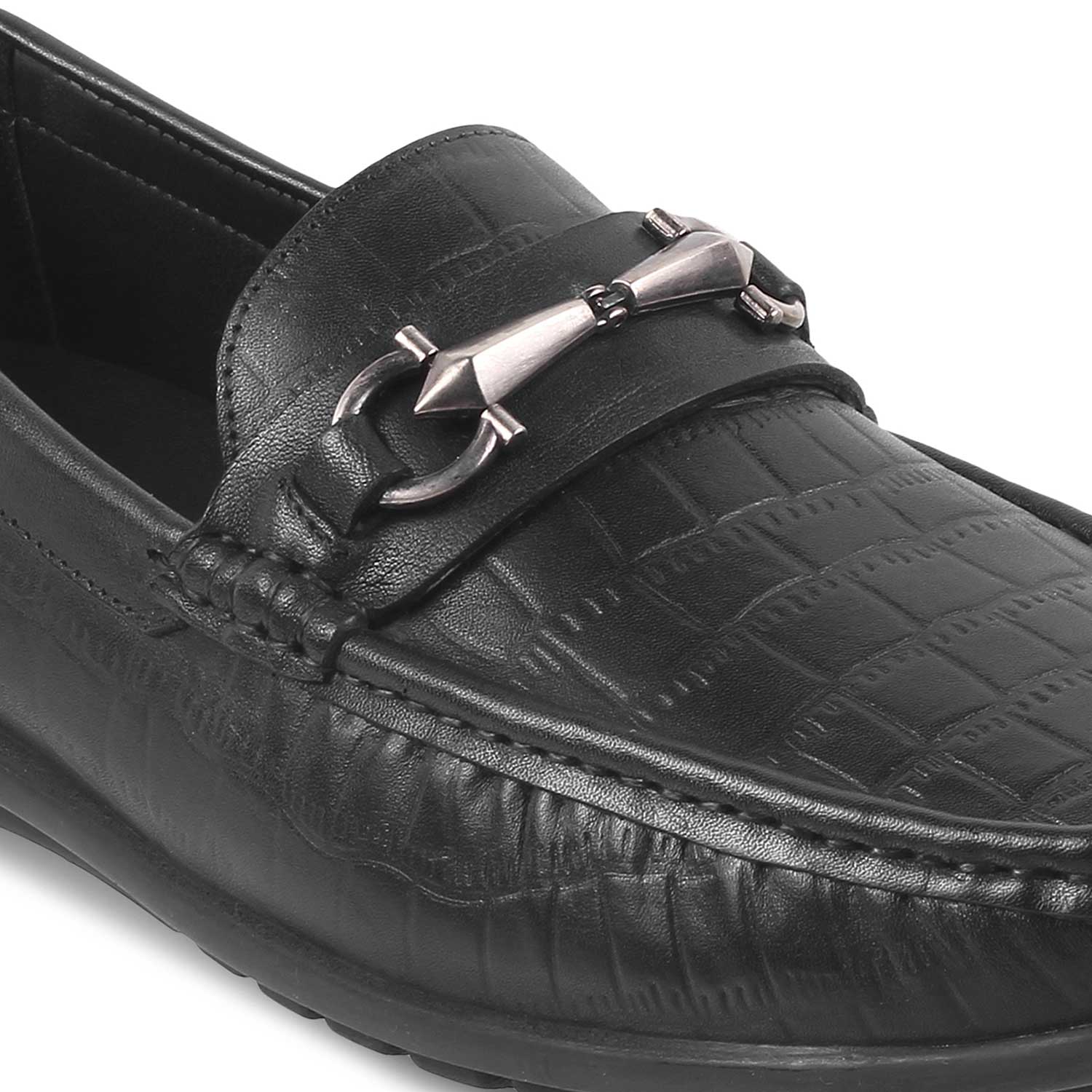 Tresmode-The Accademia Black Men's Leather Loafers Tresmode-Tresmode