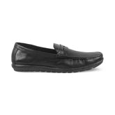 Tresmode-The Argento Black Men's Leather Loafers Tresmode-Tresmode