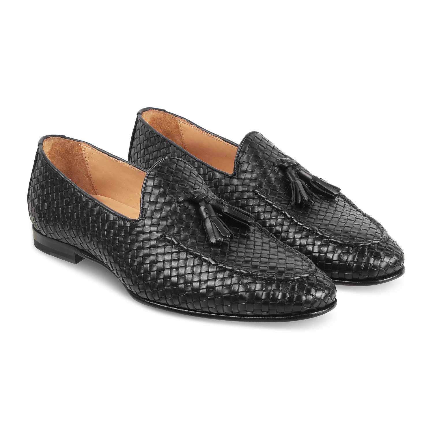 Tresmode-The Brucato Black Men's Handcrafted Leather Loafers Tresmode-Tresmode