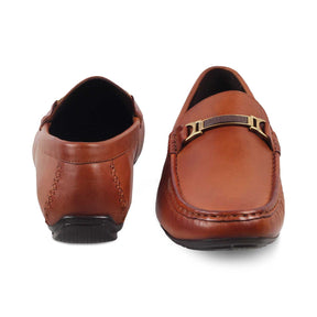 Tresmode-The Cegold Tan Men's Leather Driving Loafers Tresmode-Tresmode