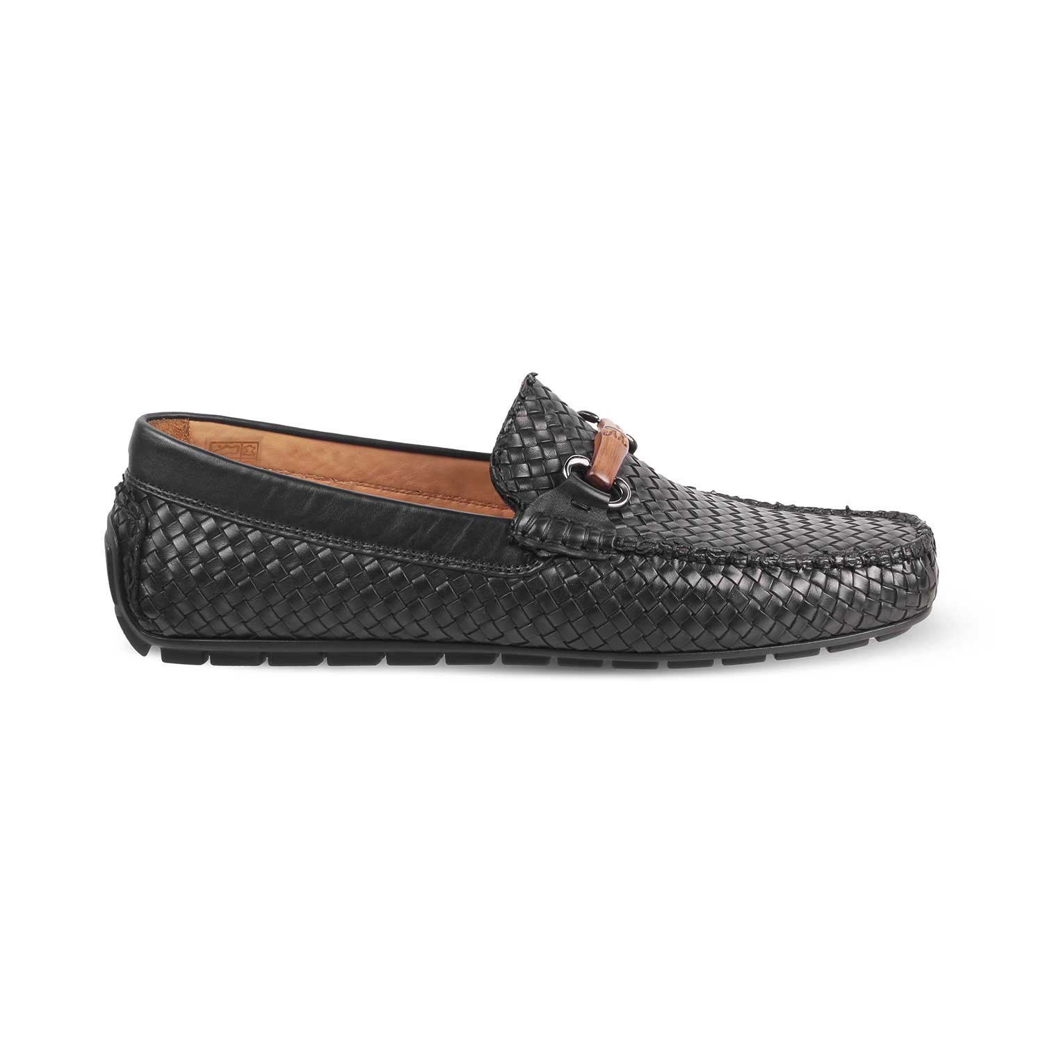 Tresmode-The Florenz Black Men's Handcrafted Leather Driving Loafers Tresmode-Tresmode