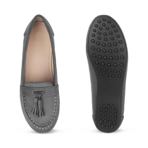 Tresmode-The Mia New Grey Women's Dress Loafers Tresmode-Tresmode