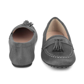 Tresmode-The Mia New Grey Women's Dress Loafers Tresmode-Tresmode