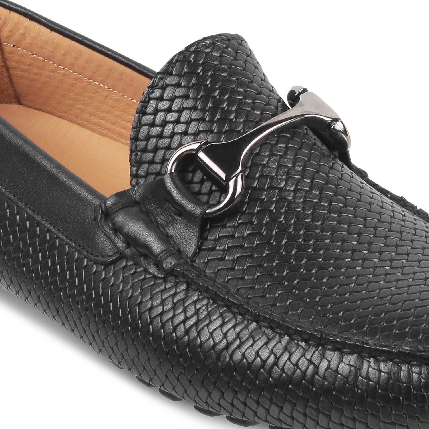 Tresmode-The Monaco-2 Black Men's Handcrafted Leather Driving Loafers Tresmode-Tresmode