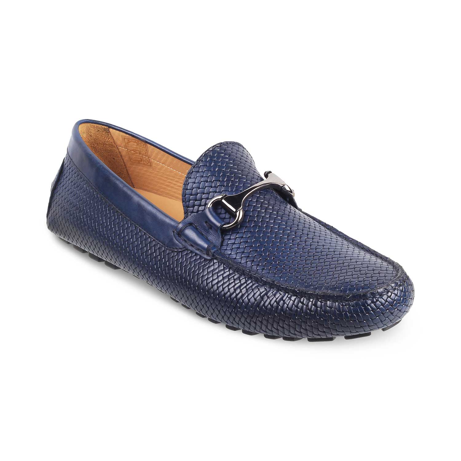 Tresmode-The Monaco-2 Blue Men's Handcrafted Leather Driving Loafers Tresmode-Tresmode