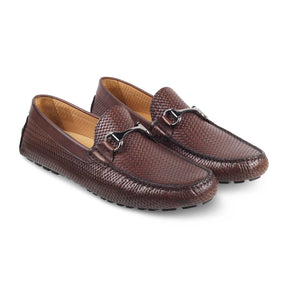 Tresmode-The Monaco-2 Brown Men's Handcrafted Leather Driving Loafers Tresmode-Tresmode