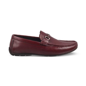 Tresmode-The Osteel-2 Wine Men's Leather Loafers-Tresmode