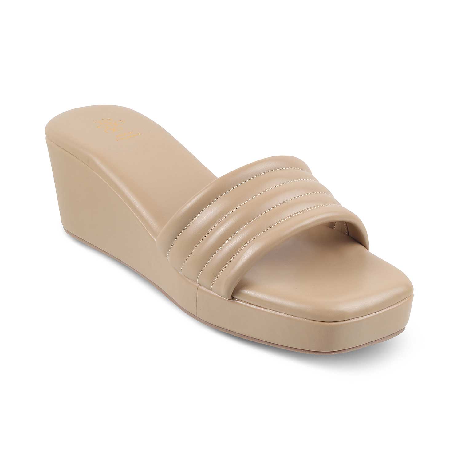 Tresmode-The Skyler Beige Women's Casual Wedge Heel Sandals Tresmode-Tresmode