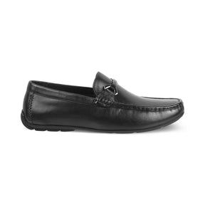 Tresmode-The Sobuck Black Men's Leather Driving Loafers Tresmode-Tresmode