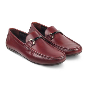 Tresmode-The Sobuck Tan Men's Leather Driving Loafers Tresmode-Tresmode