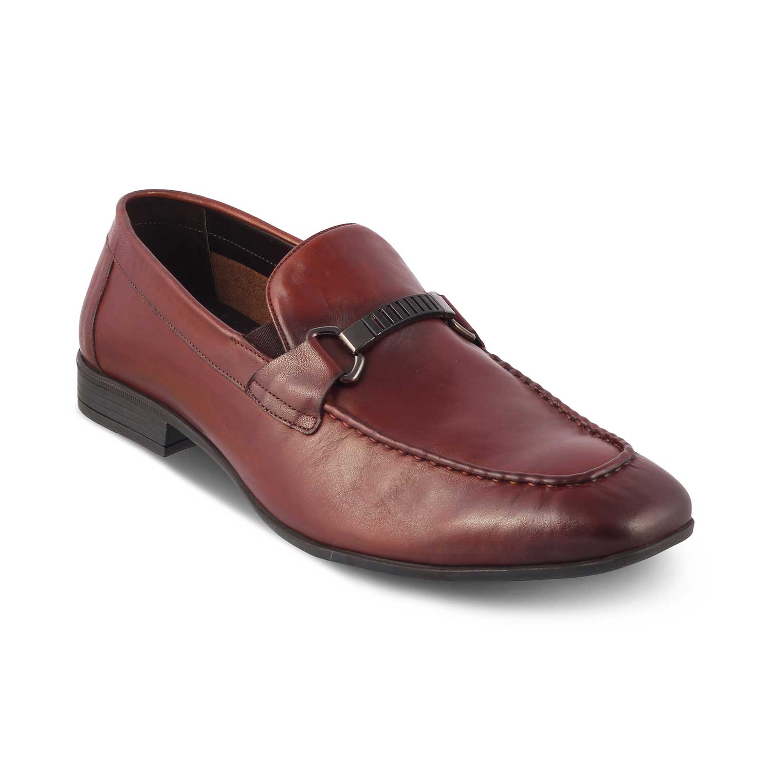 Tresmode-The Sotrim Brown Men's Leather Loafers Tresmode-Tresmode