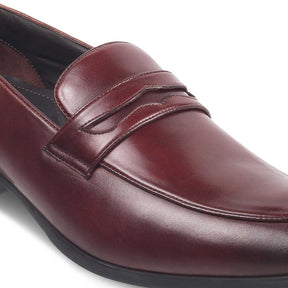Tresmode-The Toslip Tan Men's Leather Penny Loafers Tresmode-Tresmode