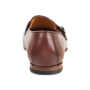 Tresmode-The Tropee Brown Men's Handcrafted Double Monk Shoes Tresmode-Tresmode
