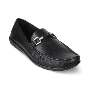 Tresmode-The Uffizi Black Men's Leather Loafers Tresmode-Tresmode