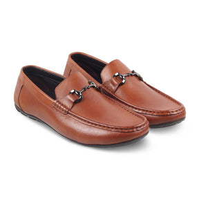 Tresmode-The Votterdam Tan Men's Leather Driving Loafers Tresmode-Tresmode